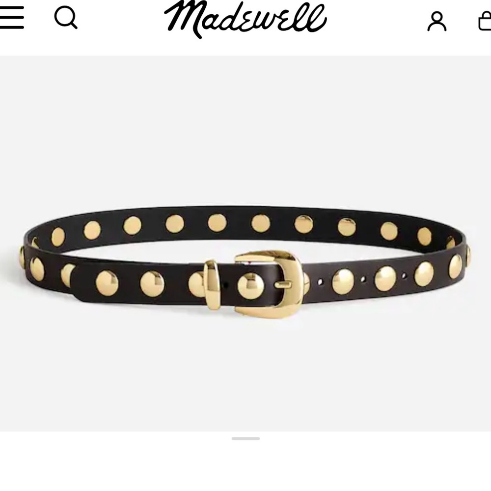 NWT Madewell Studded Western Belt sz Medium M